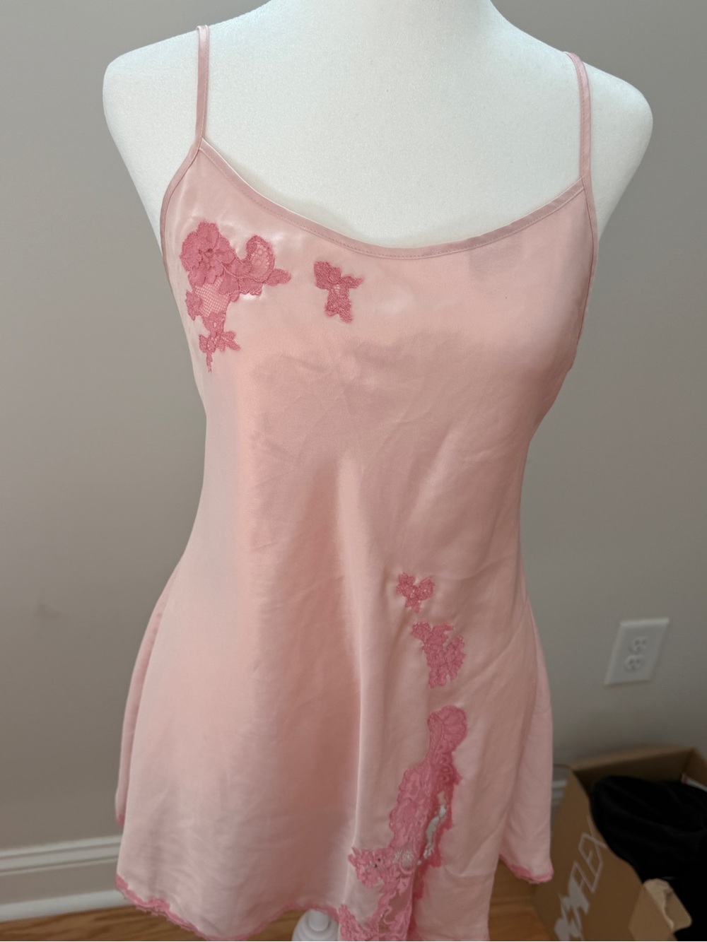 Victoria's Secret Blush Pink Lace-Accent Slip - Picture 2 of 5
